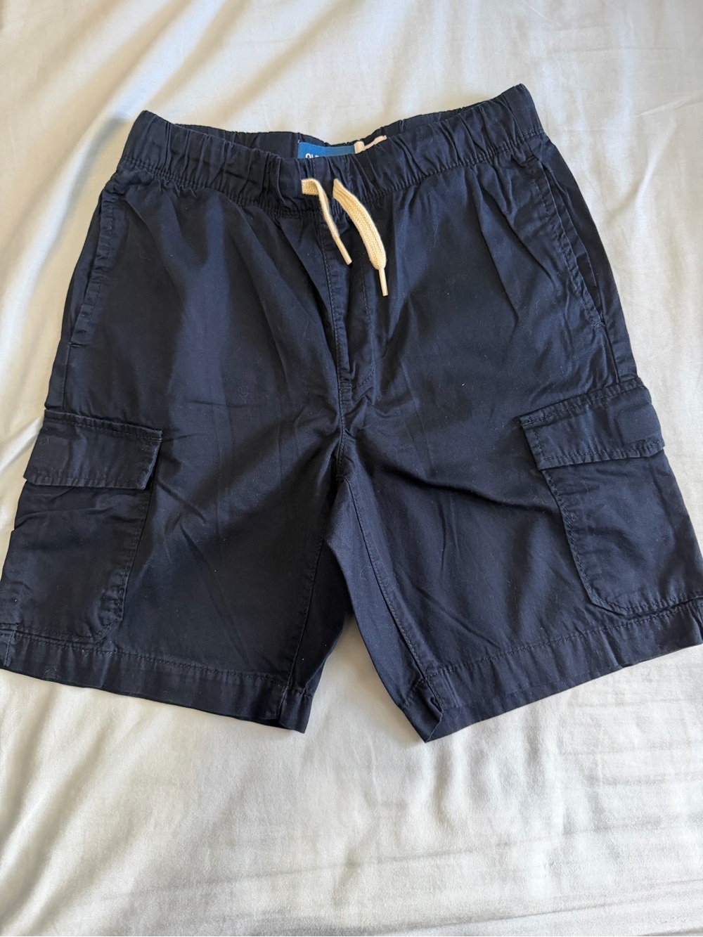Old Navy Navy Drawstring Cargo Shorts for Kids